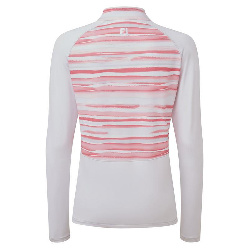 FootJoy Womens Half-Zip Jersey Watercolour Golf  Midlayer Sweater - main image