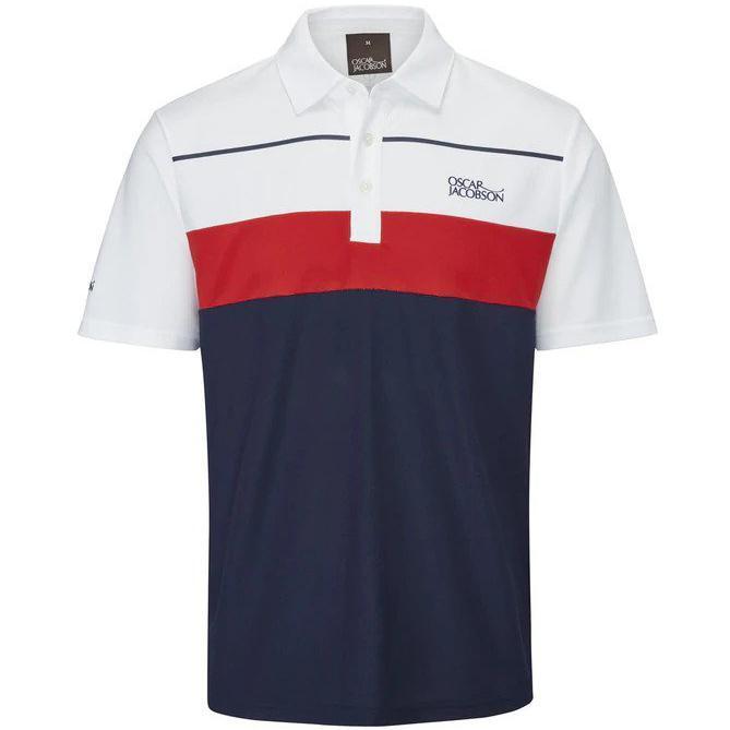 Oscar Jacobson Dodman Golf Polo Shirt - Navy