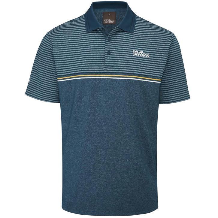 Oscar Jacobson Whitby Golf Polo Shirt - Navy - main image