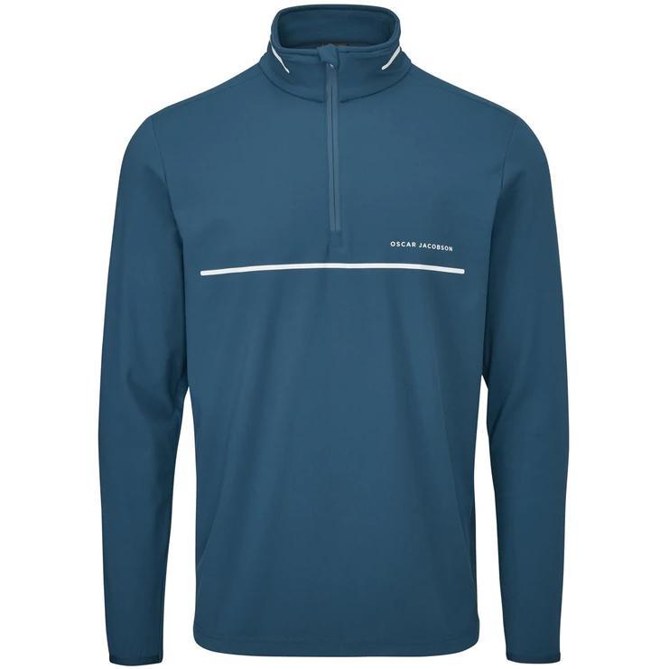 Oscar Jacobson Darwin Midlayer Golf Sweater - Green - main image