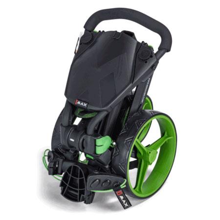 Big Max IQ+ 3 Wheel Golf Push Trolley - Black/Lime - main image
