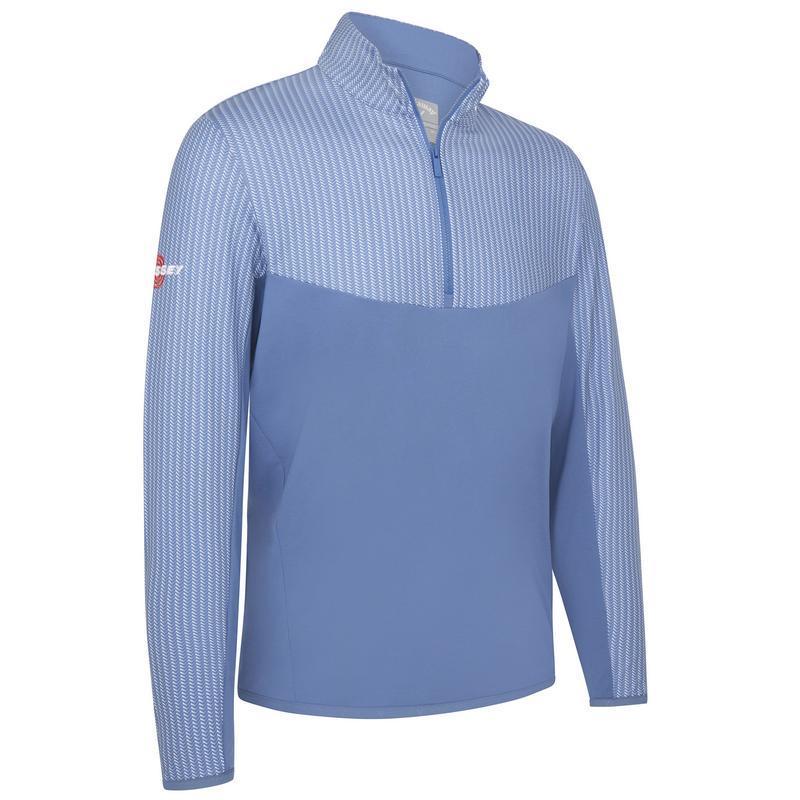 Callaway Odyssey Long Sleeve Quarter Zip Playing Top Teal