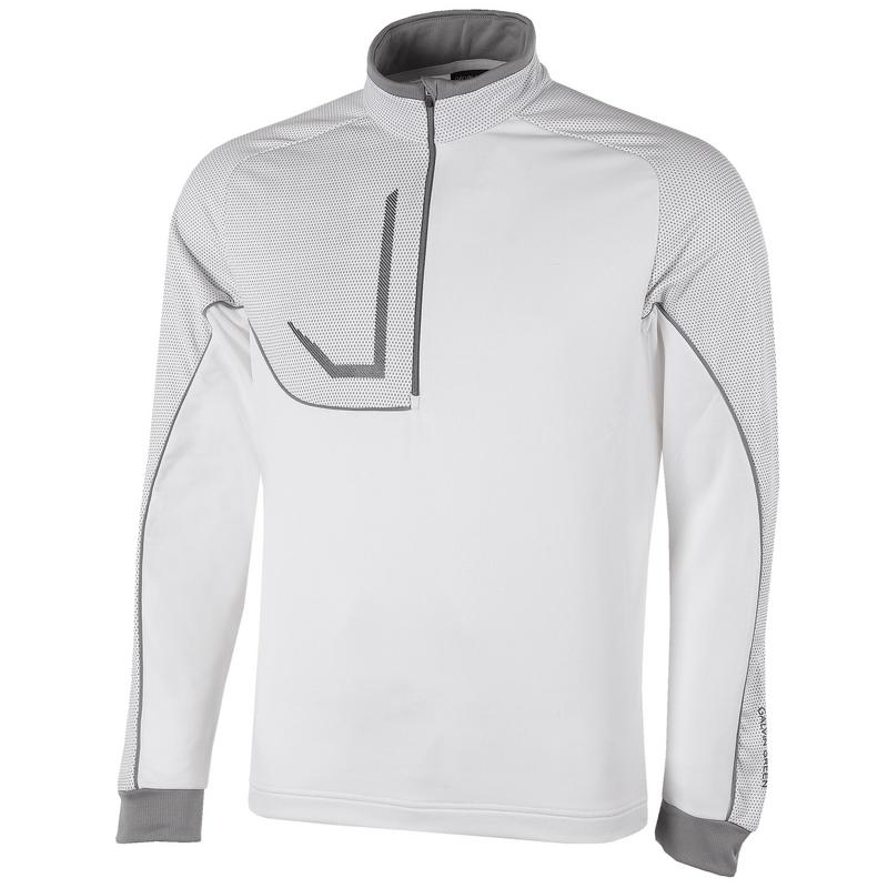 Galvin Green Daxton INSULA Half Zip Golf Sweater - White - main image