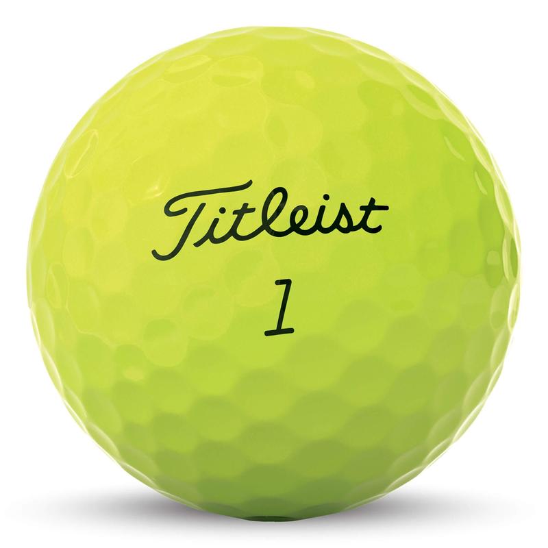 Titleist Tour Speed Golf Balls - Yellow