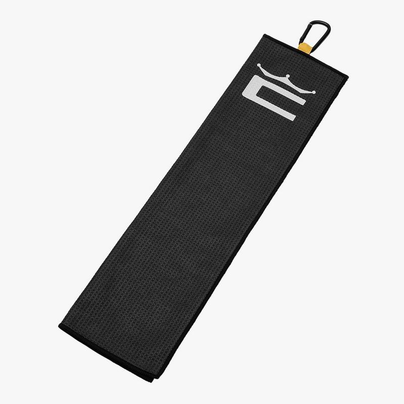Cobra Tri Fold Golf Towel - Black