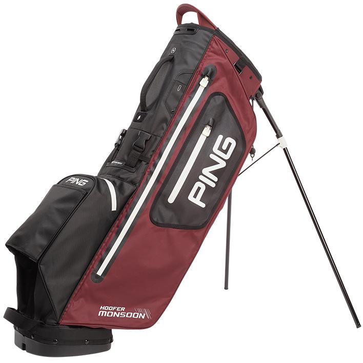 Ping Hoofer Monsoon Waterproof Golf Stand Bag Mulberry Click Golf
