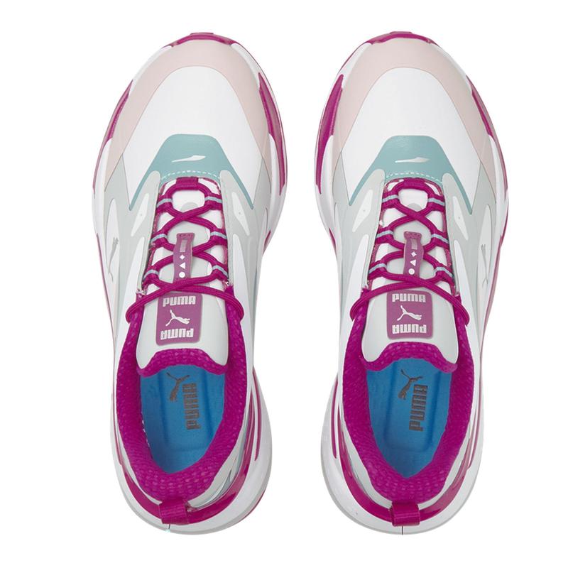 Puma GS Fast Womens Golf Shoes - White/Pink - main image