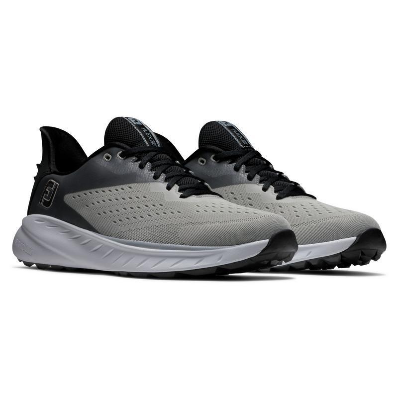 FootJoy Flex XP Golf Shoes  - Grey/White/Black - main image