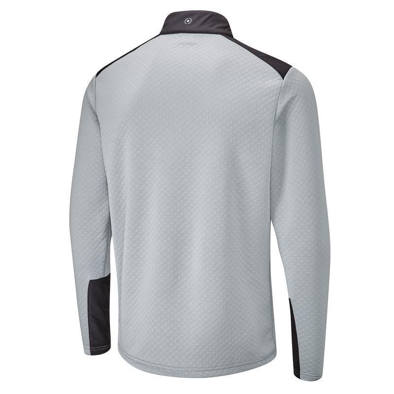 Ping Marshall Half Zip Fleece Golf Sweater - Quarry/Black - main image