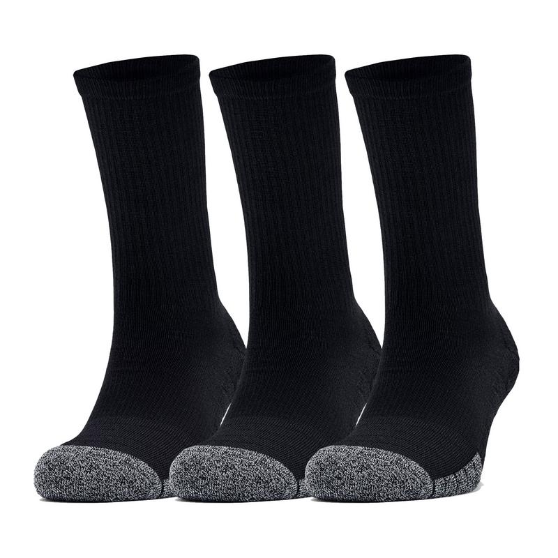Under Armour HeatGear Crew Socks 3-Pack - Black - Medium - main image