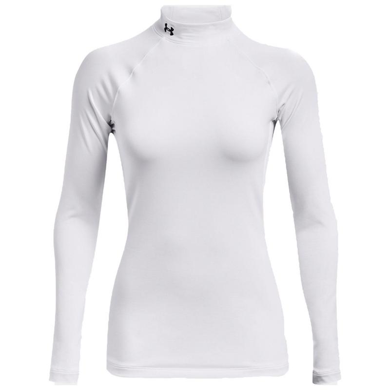 Under Armour Women's UA Authentics Mock Neck Baselayer - White - main image