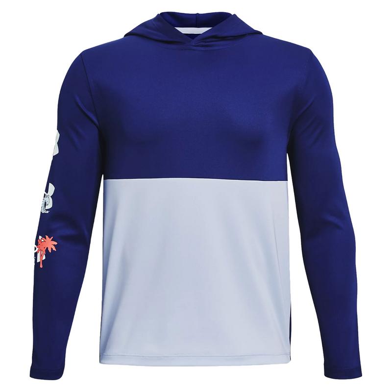 Under Armour Boys UA MultiLogo Golf Hoodie - Bauhaus Blue - main image