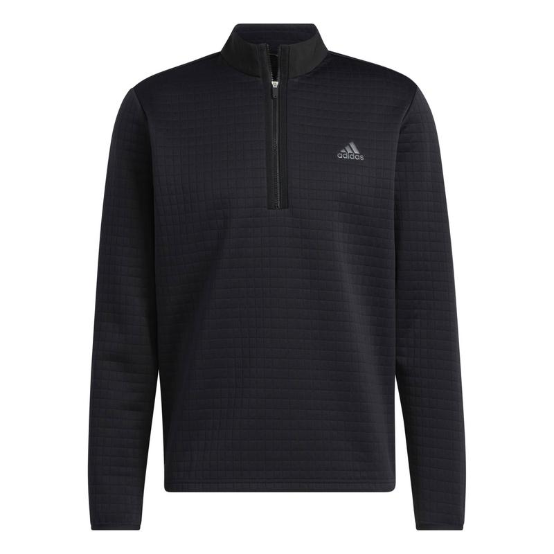 adidas DWR 1/4 Zip Golf Sweater - Black - main image
