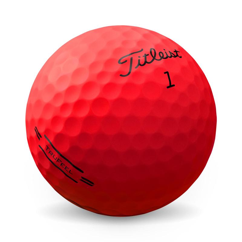 Titleist TruFeel Golf Balls - Personalised - Red - main image