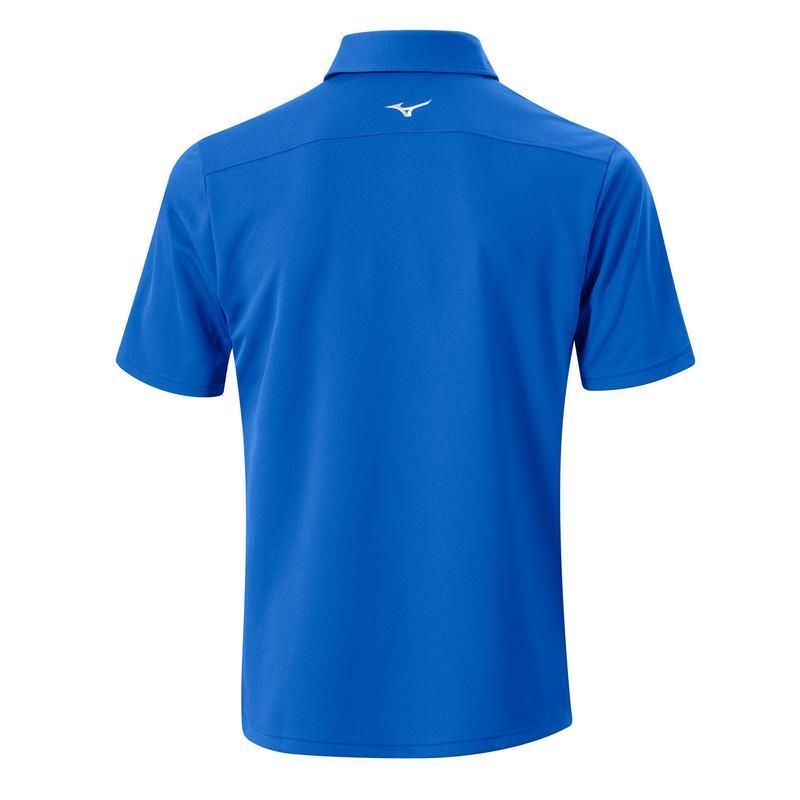 Mizuno Breath Thermo Graphic Golf Polo - Blue - main image