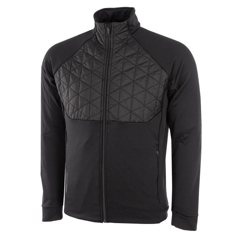 Galvin Green Dexter INSULA Padded Full Zip Sweater - Black - main image