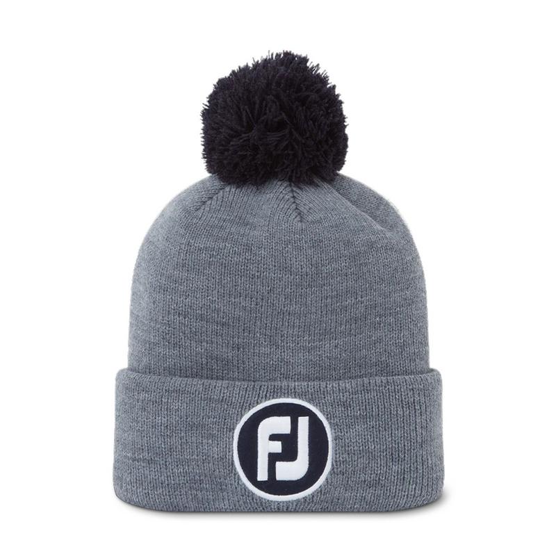 FootJoy FJ Solid Pom Pom Golf Beanie Hat - main image