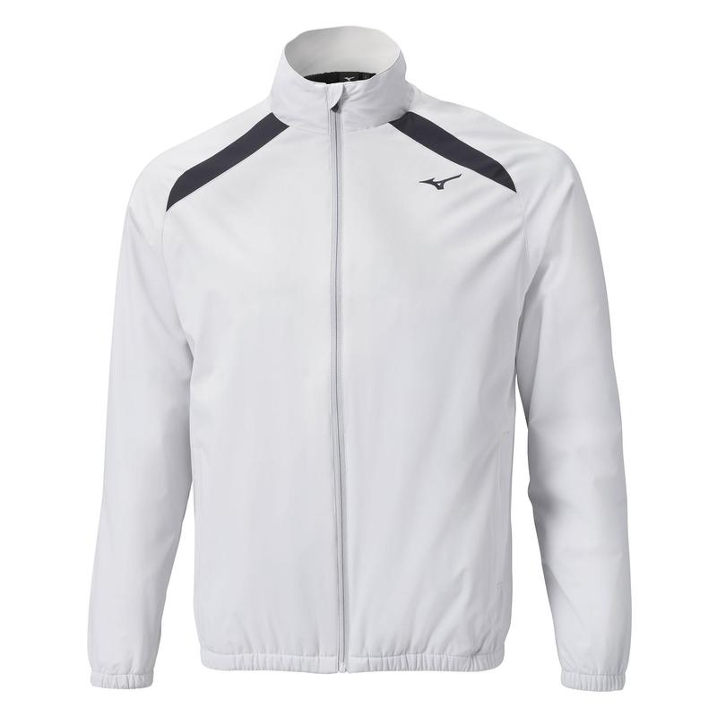 Mizuno Breath Thermo Move Tech Golf Jacket Grey Click Golf