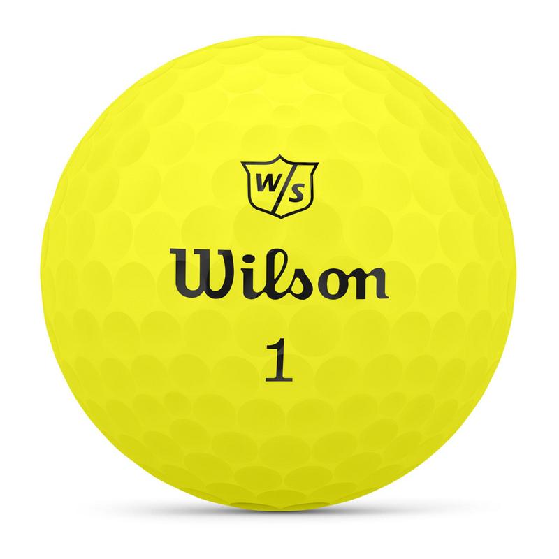 Wilson Staff Duo Soft Golf Balls - 2 Dozen - Yellow