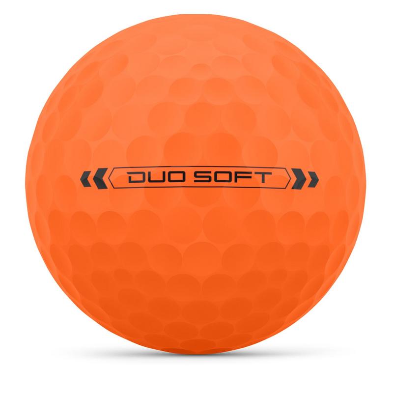Wilson Staff Duo Soft Golf Balls - 2 Dozen - Orange