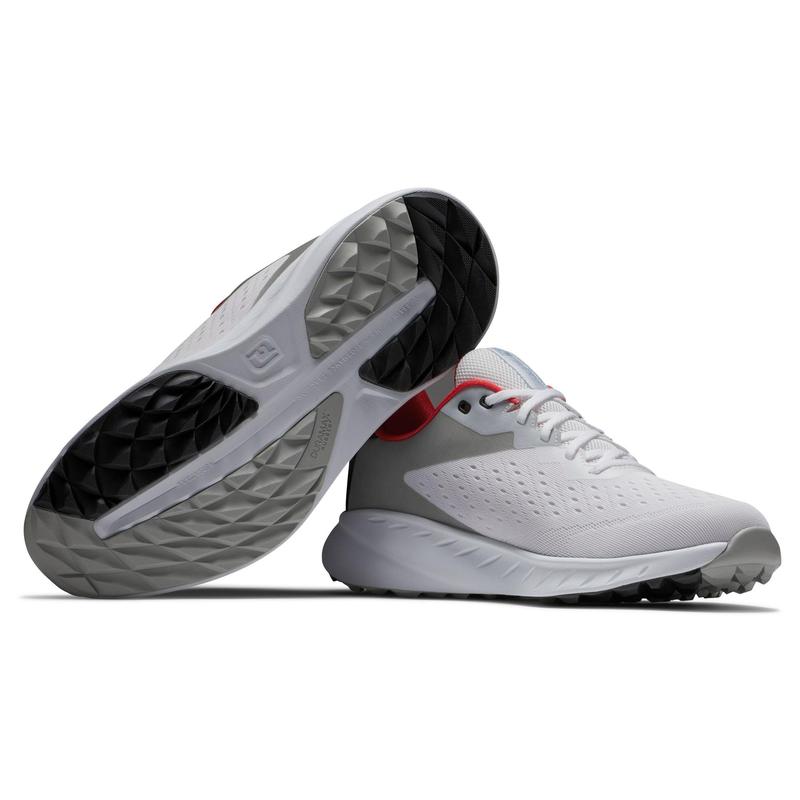 Footjoy Flex XP Golf Shoe - White/Black/Red - main image