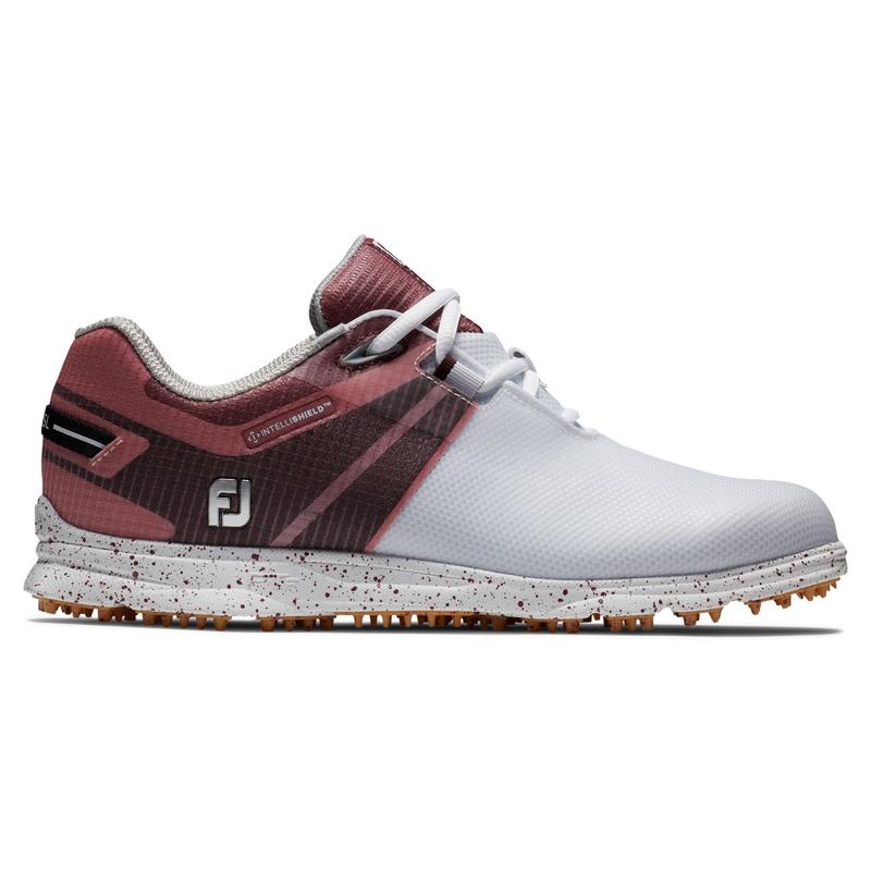 Footjoy Pro|SL Sport Womens Golf Shoes - White/Black/Burgundy - main image