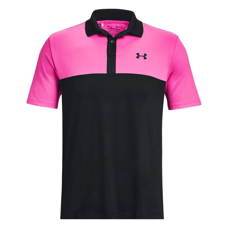 Pink under armour polo deals