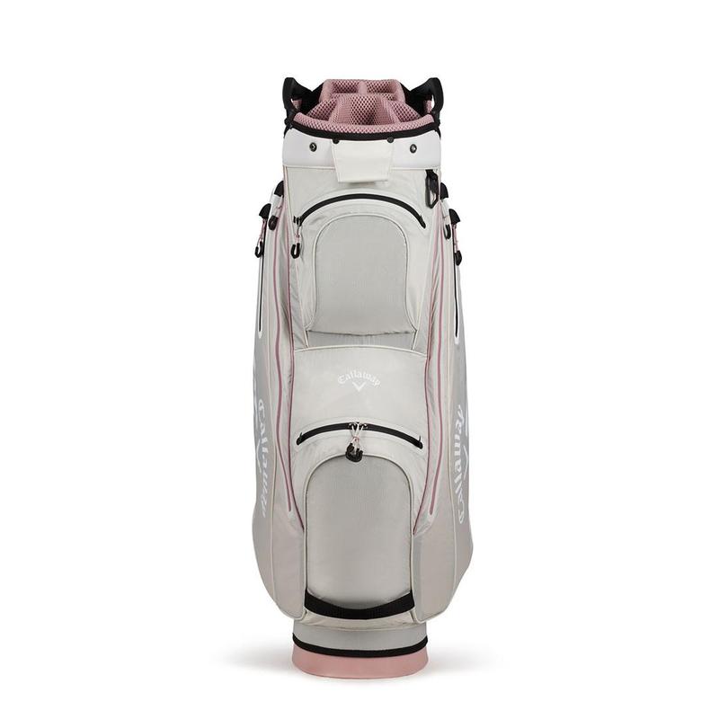 Callaway Golf Chev Dry 14 Waterproof Cart Bag 2023 Silver/Rose