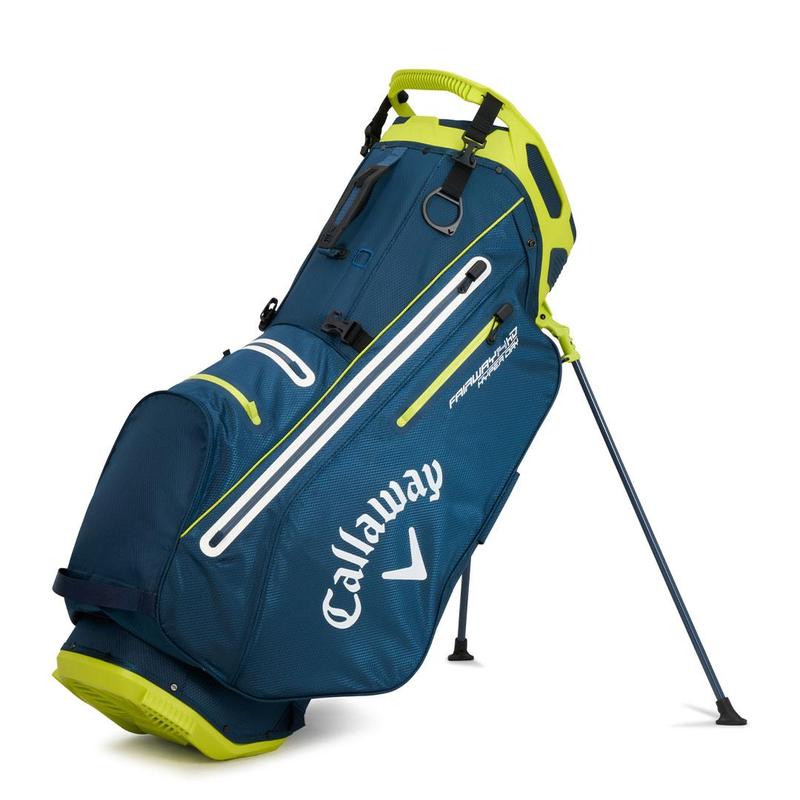 Callaway Golf Fairway 14 HD Waterproof Stand Bag 2023 - Navy/Flo Yellow