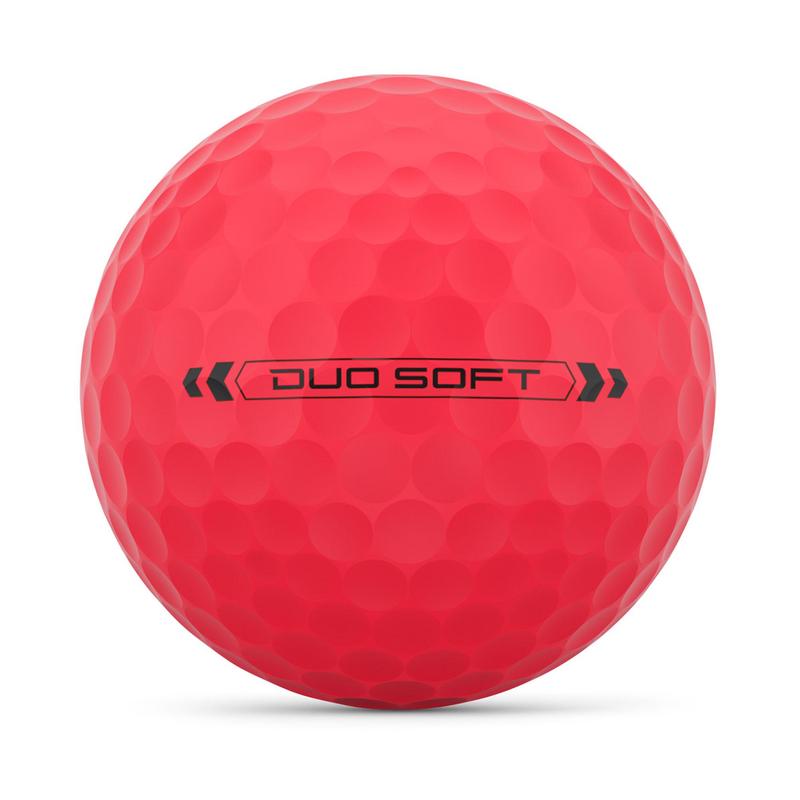 Wilson Staff Duo Soft Golf Balls 2 Dozen Red