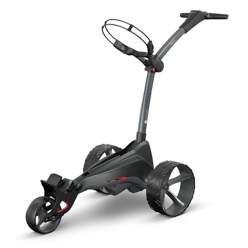Motocaddy M1 DHC Graphite Electric Golf Trolley - Standard Lithium - main image