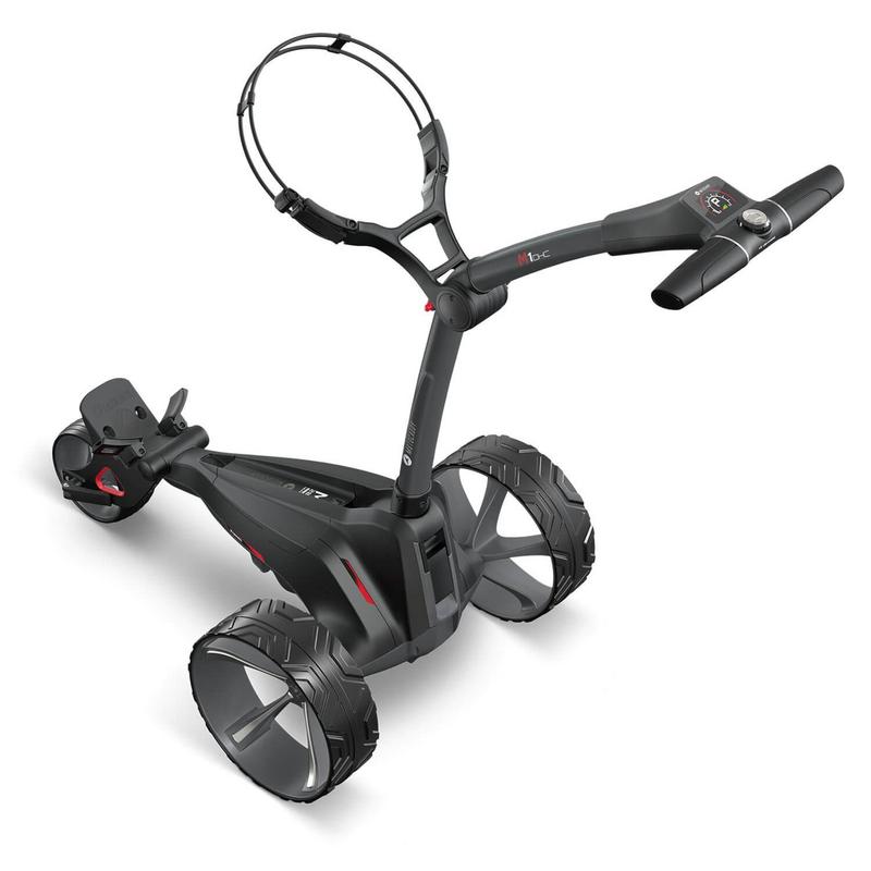 Motocaddy M1 DHC Graphite Electric Golf Trolley - Standard Lithium - main image