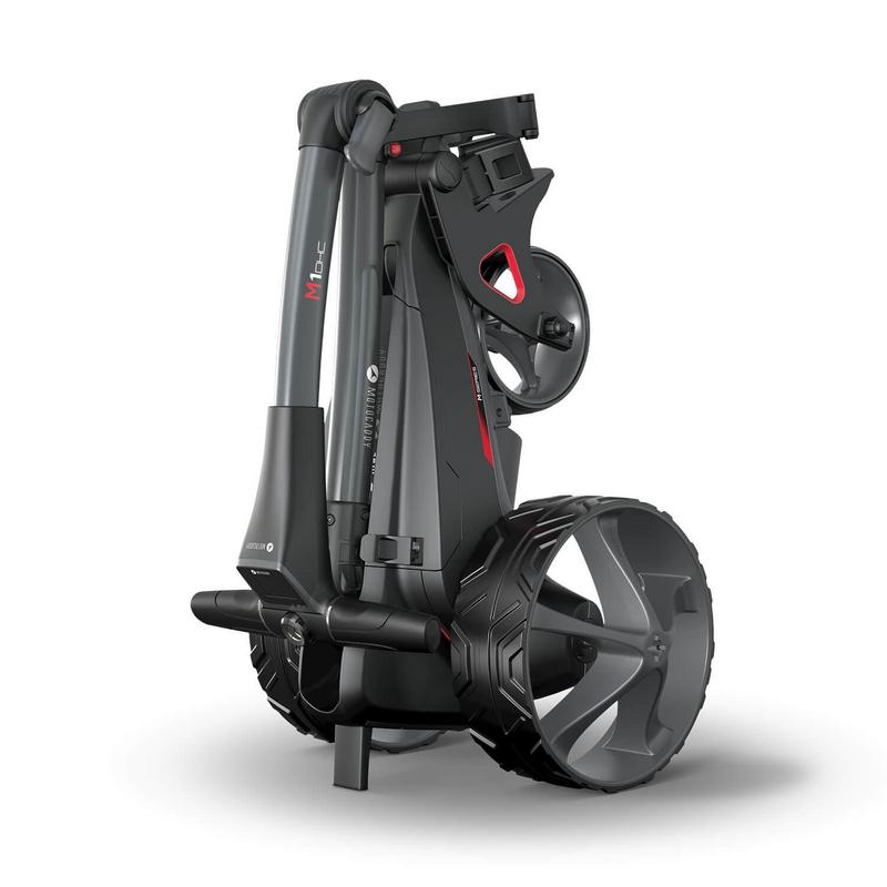 Motocaddy M1 DHC Graphite Electric Golf Trolley - Standard Lithium - main image