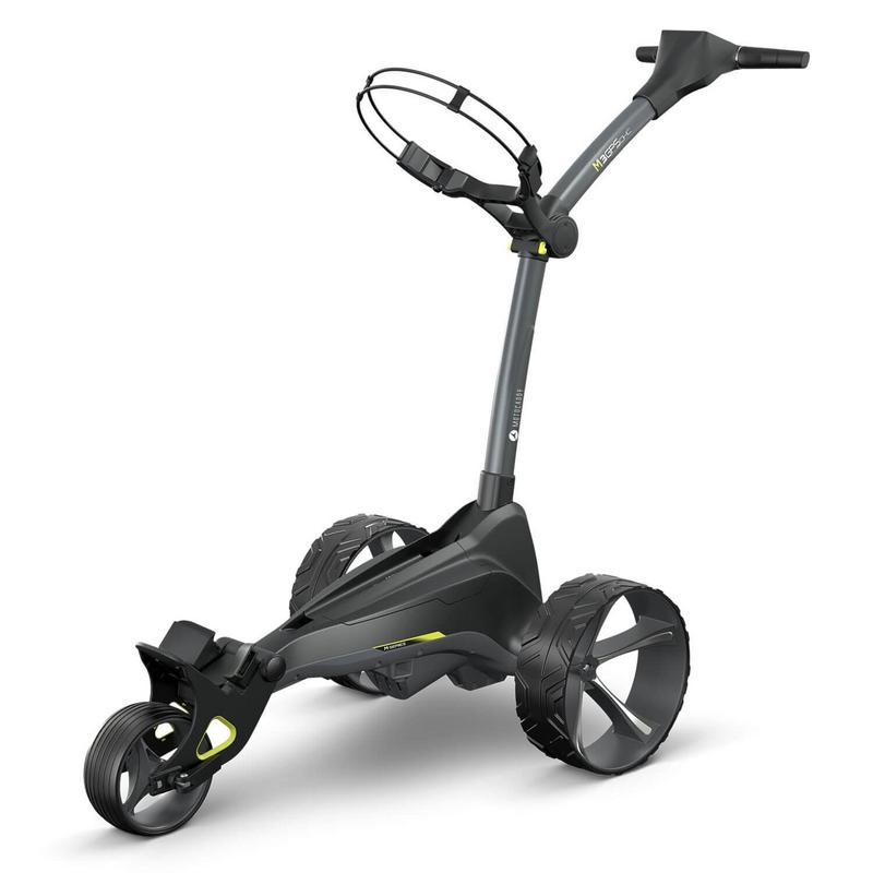 Motocaddy M3 GPS DHC Graphite Electric Golf Trolley - Standard Lithium - main image