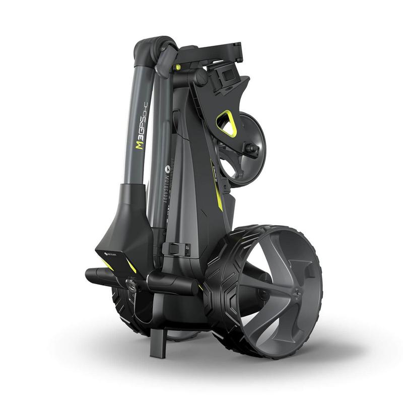 Motocaddy M3 GPS DHC Graphite Electric Golf Trolley - Standard Lithium - main image
