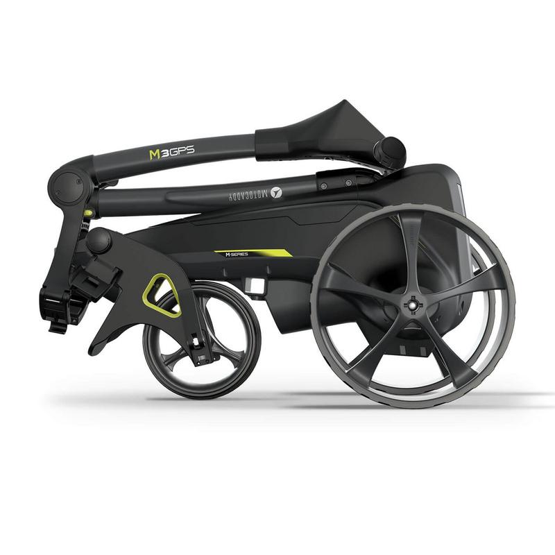 Motocaddy M3 GPS DHC Graphite Electric Golf Trolley - Standard Lithium - main image