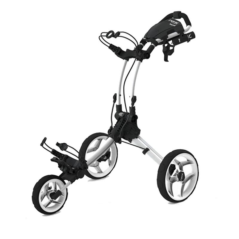 Clicgear Rovic RV1C Compact Golf Trolley - Arctic White - main image