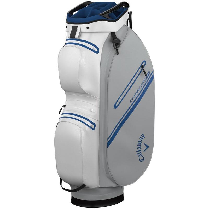 Callaway Chase 14 Dry Waterproof Golf Cart Bag - White/Silver/Royal