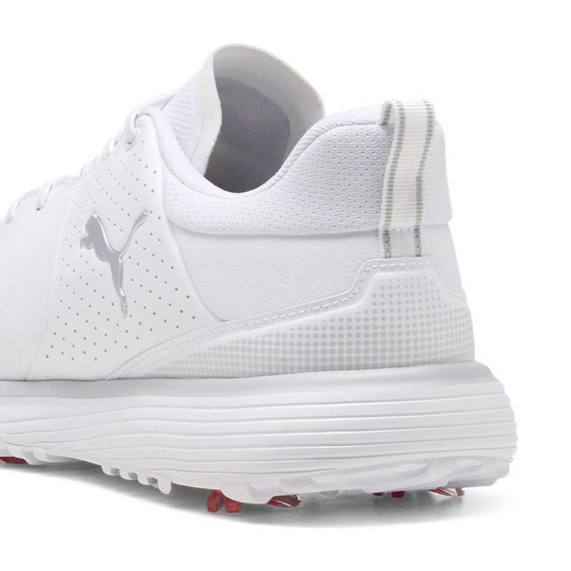 Puma Fusion Grip ST Golf Shoes -  Puma White/Puma Silver/Ash Grey - main image