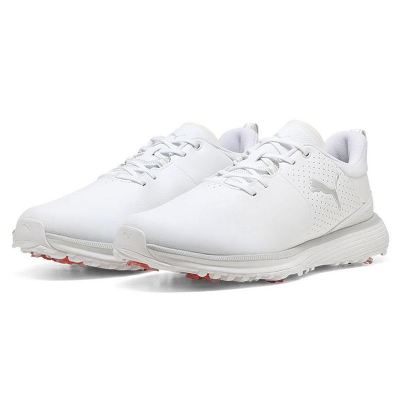 Puma Fusion Grip ST Golf Shoes -  Puma White/Puma Silver/Ash Grey - main image