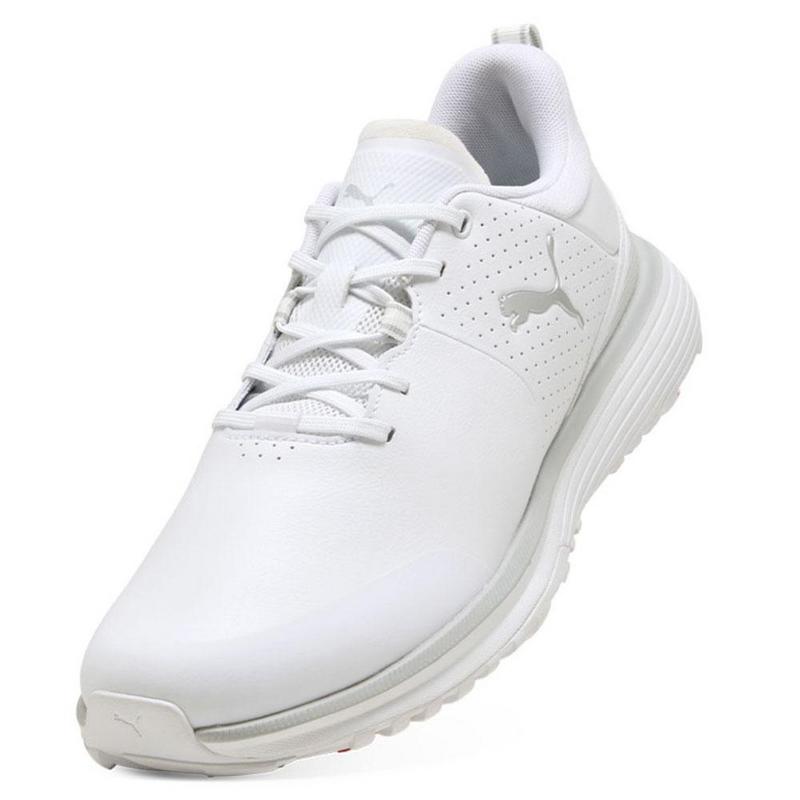 Puma Fusion Grip ST Golf Shoes -  Puma White/Puma Silver/Ash Grey - main image