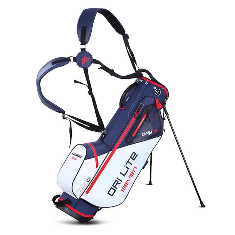 Gold Gear Direct - Big Max Dri-Lite Seven G Stand Bag - White/Navy/Red - Image 3