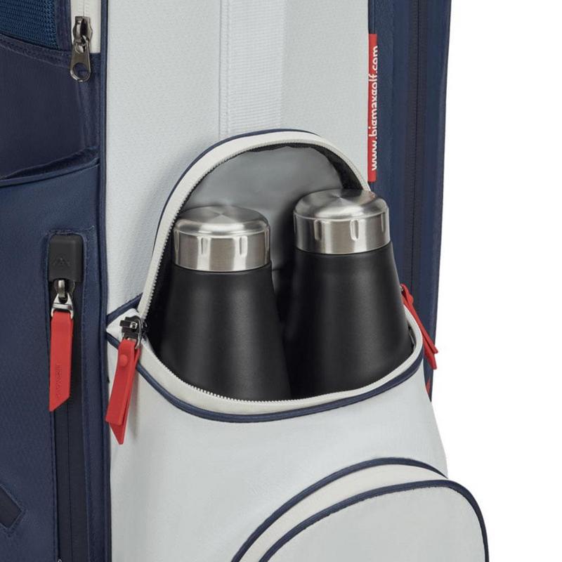 Big Max Aqua Seven H Waterproof Golf Stand Bag - Navy/White/Red - main image