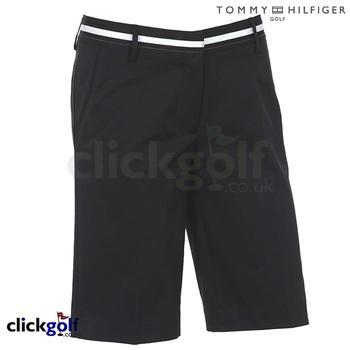 Tommy Hilfiger Arielle Poly Bermuda Ladies Shorts - Black - 8 - main image