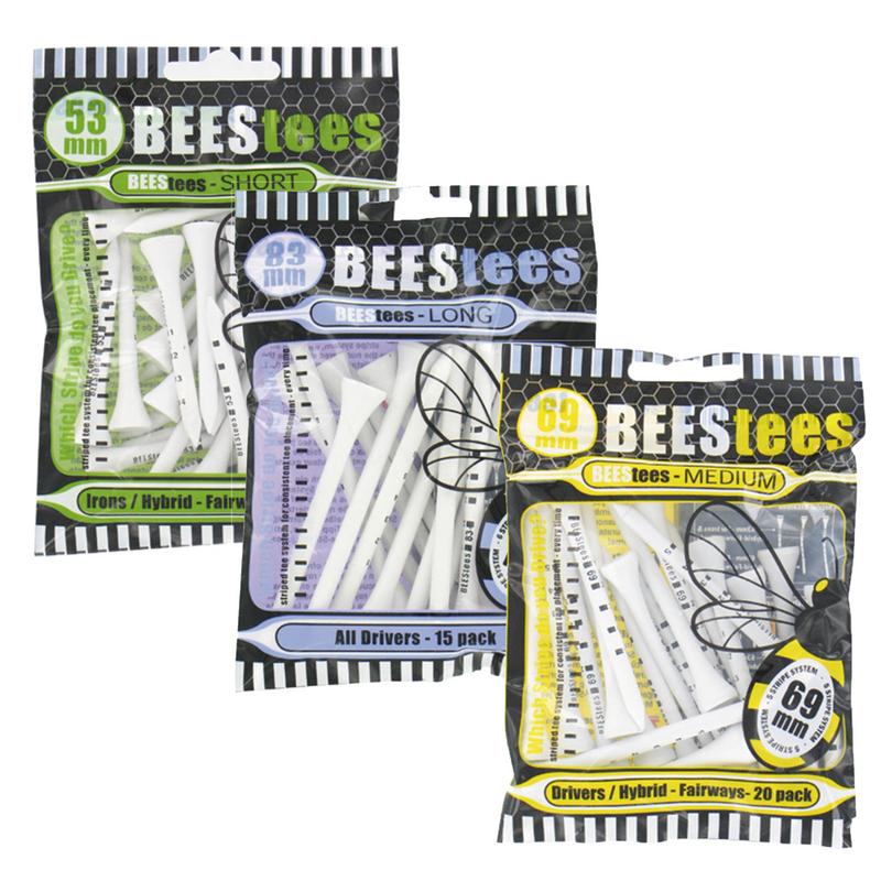Brand Fusion BEEStees Wooden Golf Tees (25 Tee Pack) - main image