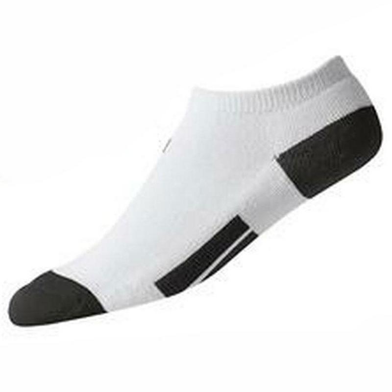 FootJoy Junior ProDry Low Cut Golf Socks - White/Black - main image
