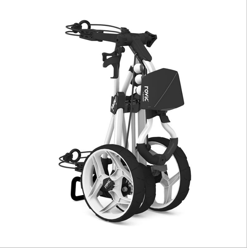 Clicgear Rovic RV3J Junior Compact Push-Cart Trolley - Artic White - main image