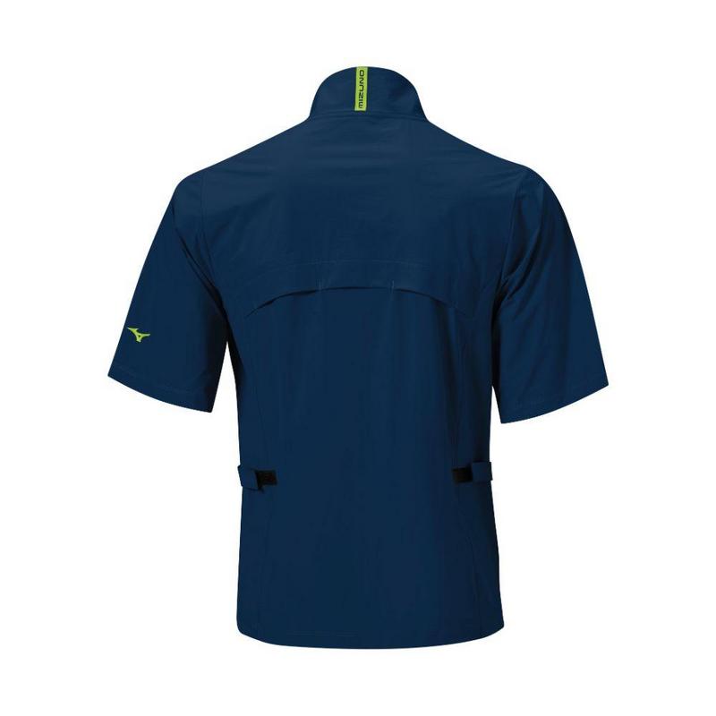 Mizuno Motion Half Zip Water Repellent Light Wind Top - Estate Blue - main image