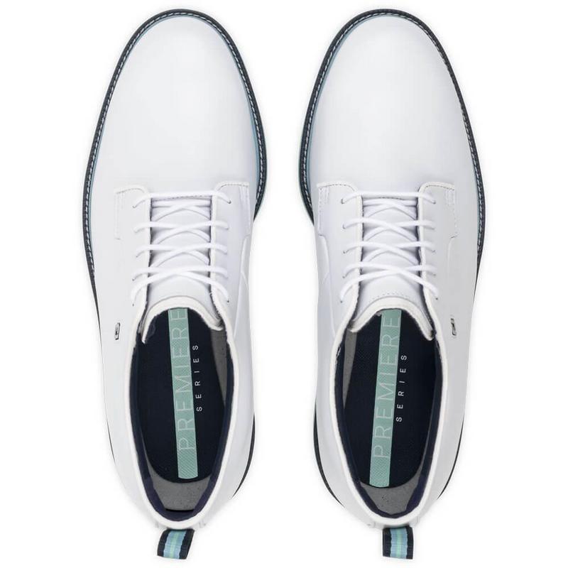 FootJoy Premiere Series Field Golf Shoes - White/Mint/Blue - main image