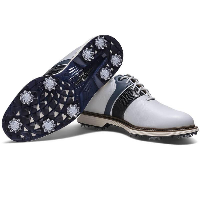 FootJoy Premiere Series Packard Golf Shoes - White/Navy/White - main image